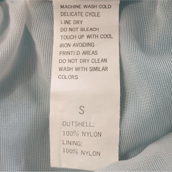 Vintage Adidas Swim Trunks Board Shorts Mens Small Lined Trefoil 90s Teal Nylon - Picture 6 of 9